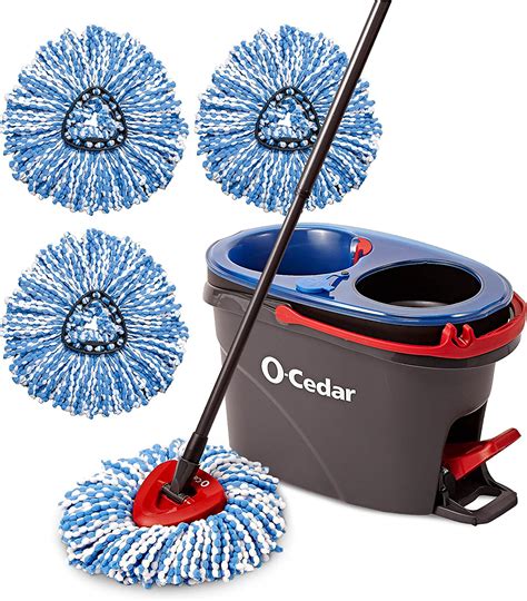 O-cedar easywring rinseclean spin mop & bucket system - O-Cedar. May 19, 2021. Follow. A cleaner home starts with cleaner water. The all-new EasyWring™ RinseClean™ Spin Mop System separates clean and dirty water for a next-level fresh water mopping experience. Watch to …